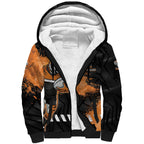Personalized Wests Tigers Rugby Sherpa Hoodie Tiger Mascot - Sporty Splash Art Style