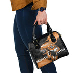 Personalized Wests Tigers Rugby Shoulder Handbag Tiger Mascot - Sporty Splash Art Style