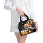 Personalized Wests Tigers Rugby Shoulder Handbag Tiger Mascot - Sporty Splash Art Style