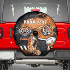 Personalized Wests Tigers Rugby Spare Tire Cover Tiger Mascot - Sporty Splash Art Style