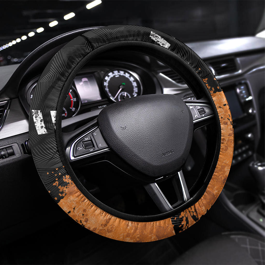 Wests Tigers Rugby Steering Wheel Cover Tiger Mascot - Sporty Splash Art Style