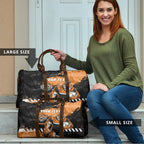 Personalized Wests Tigers Rugby Travel Bag Tiger Mascot - Sporty Splash Art Style