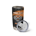 Personalized Wests Tigers Rugby Tumbler Cup Tiger Mascot - Sporty Splash Art Style