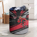 Essendon Bombers Australian Football Laundry Basket Skeeta Mascot With Indigenous Pattern Art