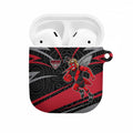 Essendon Bombers Australian Football AirPods Case Skeeta Mascot With Indigenous Pattern Art