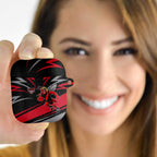 Essendon Bombers Australian Football AirPods Case Skeeta Mascot With Indigenous Pattern Art