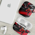 Essendon Bombers Australian Football AirPods Case Skeeta Mascot With Indigenous Pattern Art