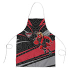 Essendon Bombers Australian Football Apron Skeeta Mascot With Indigenous Pattern Art