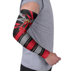 Essendon Bombers Australian Football Arm Sleeves Skeeta Mascot With Indigenous Pattern Art
