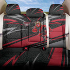 Essendon Bombers Australian Football Back Car Seat Cover Skeeta Mascot With Indigenous Pattern Art