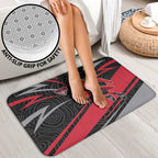 Essendon Bombers Australian Football Bathroom Set Skeeta Mascot With Indigenous Pattern Art