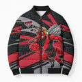 Essendon Bombers Australian Football Bomber Puffer Jacket Skeeta Mascot With Indigenous Pattern Art