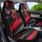 Essendon Bombers Australian Football Car Seat Cover Skeeta Mascot With Indigenous Pattern Art