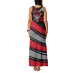 Essendon Bombers Australian Football Family Matching Tank Maxi Dress and Hawaiian Shirt Skeeta Mascot With Indigenous Pattern Art