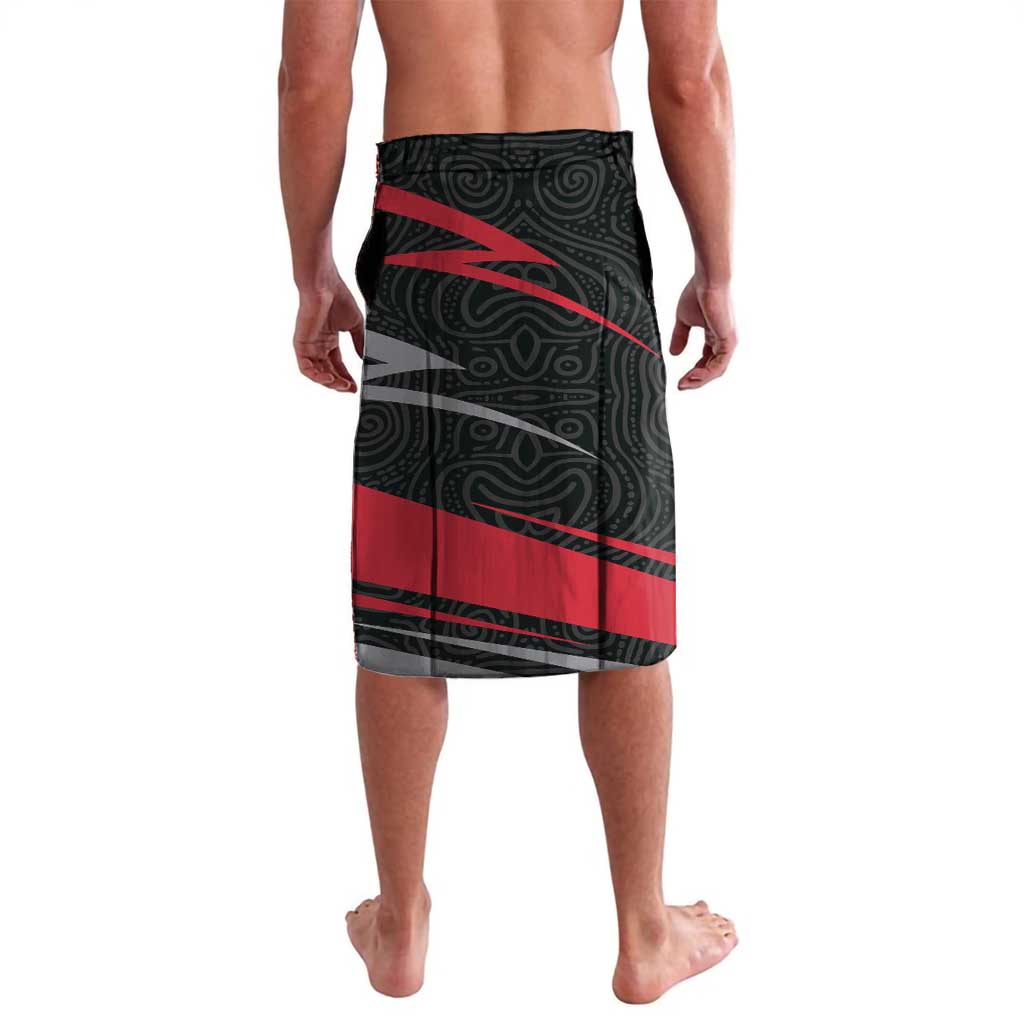 Essendon Bombers Australian Football Lavalava Skeeta Mascot With Indigenous Pattern Art