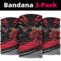Essendon Bombers Australian Football Neck Gaiter Skeeta Mascot With Indigenous Pattern Art