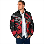 Essendon Bombers Australian Football Padded Jacket Skeeta Mascot With Indigenous Pattern Art