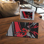 Essendon Bombers Australian Football Puzzle Skeeta Mascot With Indigenous Pattern Art