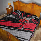 Essendon Bombers Australian Football Quilt Skeeta Mascot With Indigenous Pattern Art