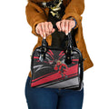 Essendon Bombers Australian Football Shoulder Handbag Skeeta Mascot With Indigenous Pattern Art