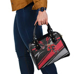 Essendon Bombers Australian Football Shoulder Handbag Skeeta Mascot With Indigenous Pattern Art