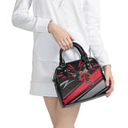 Essendon Bombers Australian Football Shoulder Handbag Skeeta Mascot With Indigenous Pattern Art