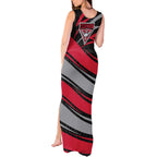 Essendon Bombers Australian Football Tank Maxi Dress Skeeta Mascot With Indigenous Pattern Art