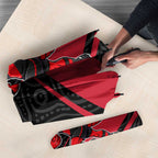 Essendon Bombers Australian Football Umbrella Skeeta Mascot With Indigenous Pattern Art