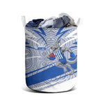 North Melbourne Kangaroos Australian Football Laundry Basket Kangaroo Mascot Design With Indigenous Pattern Art