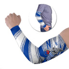 North Melbourne Kangaroos Australian Football Arm Sleeves Kangaroo Mascot Design With Indigenous Pattern Art