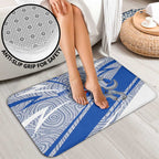 North Melbourne Kangaroos Australian Football Bathroom Set Kangaroo Mascot Design With Indigenous Pattern Art