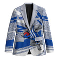 North Melbourne Kangaroos Australian Football Blazer Kangaroo Mascot Design With Indigenous Pattern Art