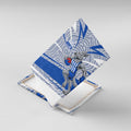 North Melbourne Kangaroos Australian Football Canvas Wall Art Kangaroo Mascot Design With Indigenous Pattern Art