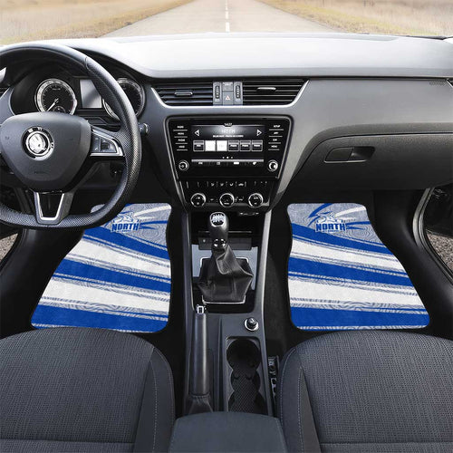 North Melbourne Kangaroos Australian Football Car Mats Kangaroo Mascot Design With Indigenous Pattern Art