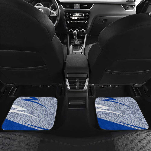 North Melbourne Kangaroos Australian Football Car Mats Kangaroo Mascot Design With Indigenous Pattern Art