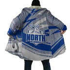 North Melbourne Kangaroos Australian Football Cloak Kangaroo Mascot Design With Indigenous Pattern Art