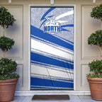 North Melbourne Kangaroos Australian Football Door Cover Kangaroo Mascot Design With Indigenous Pattern Art