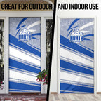 North Melbourne Kangaroos Australian Football Door Cover Kangaroo Mascot Design With Indigenous Pattern Art