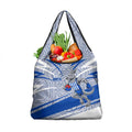 North Melbourne Kangaroos Australian Football Grocery Bag Kangaroo Mascot Design With Indigenous Pattern Art