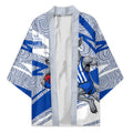 North Melbourne Kangaroos Australian Football Kimono Kangaroo Mascot Design With Indigenous Pattern Art