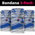 North Melbourne Kangaroos Australian Football Neck Gaiter Kangaroo Mascot Design With Indigenous Pattern Art