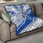 North Melbourne Kangaroos Australian Football Quilt Kangaroo Mascot Design With Indigenous Pattern Art