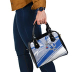 North Melbourne Kangaroos Australian Football Shoulder Handbag Kangaroo Mascot Design With Indigenous Pattern Art
