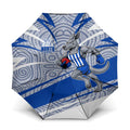 North Melbourne Kangaroos Australian Football Umbrella Kangaroo Mascot Design With Indigenous Pattern Art