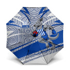 North Melbourne Kangaroos Australian Football Umbrella Kangaroo Mascot Design With Indigenous Pattern Art