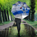 North Melbourne Kangaroos Australian Football Umbrella Kangaroo Mascot Design With Indigenous Pattern Art