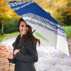 North Melbourne Kangaroos Australian Football Umbrella Kangaroo Mascot Design With Indigenous Pattern Art