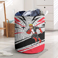 St Kilda Saints Australian Football Laundry Basket Superhero Mascot Art With Indigenous Pattern Art