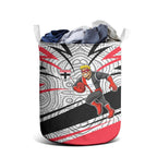 St Kilda Saints Australian Football Laundry Basket Superhero Mascot Art With Indigenous Pattern Art