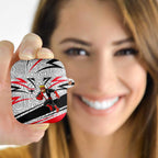 St Kilda Saints Australian Football AirPods Case Superhero Mascot Art With Indigenous Pattern Art